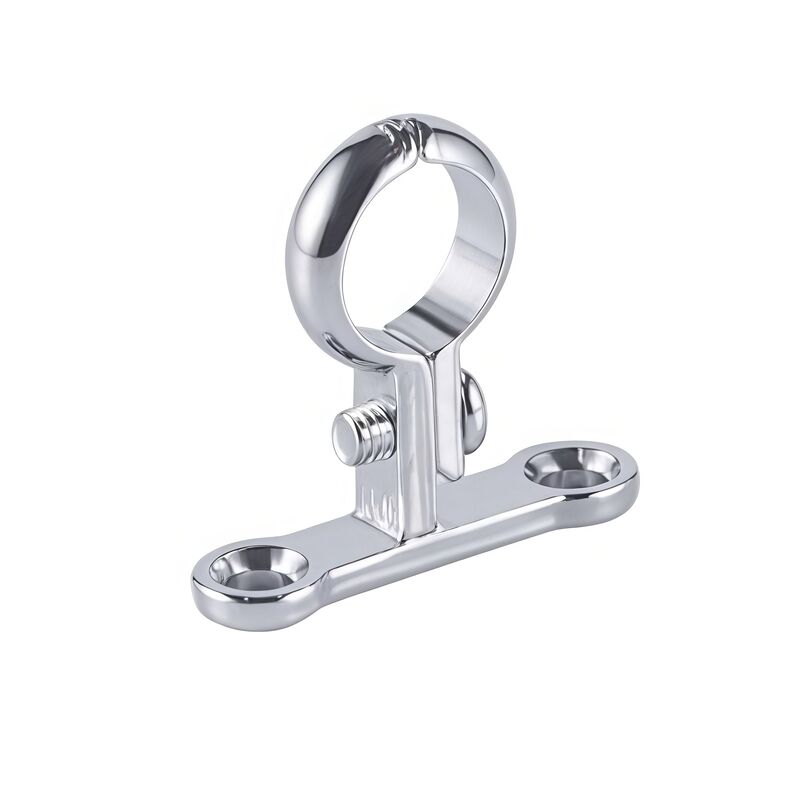 Durable Brass Pipe Clamp Featuring Chrome Plated Finish for Secure Pipe Installation in Residential and Industrial Plumbing Systems