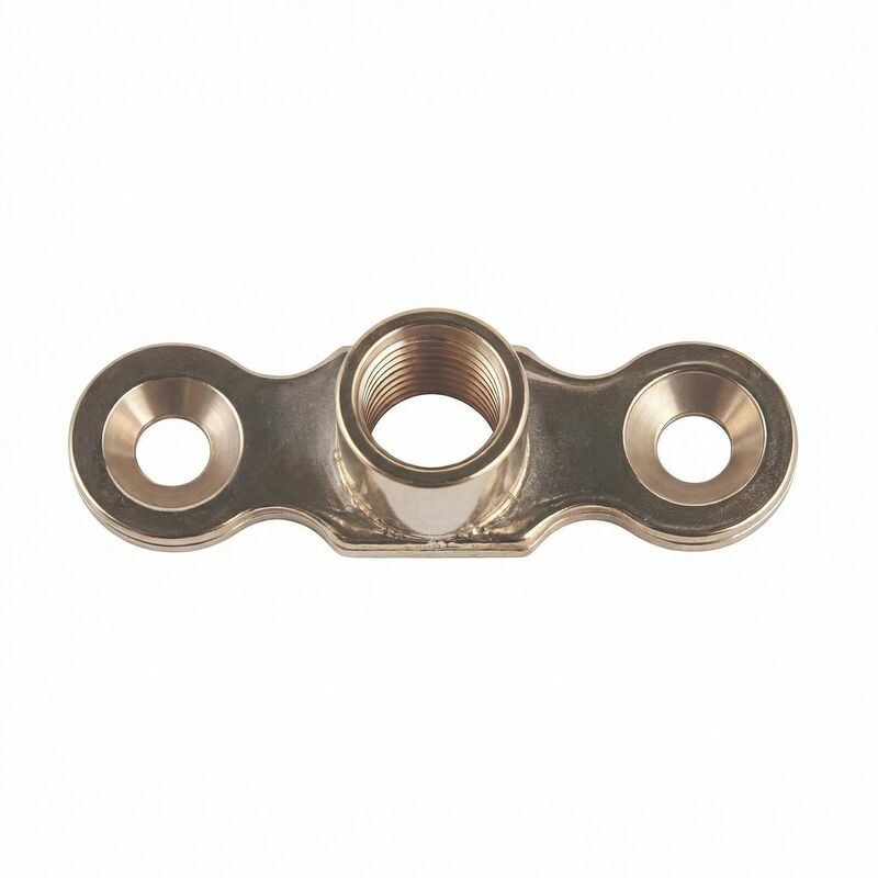 Chrome Plated Brass Pipe Clamp for Secure Installation of Pipes