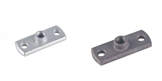 Grampos de tubos de latão cromados para instalação segura de tubos
